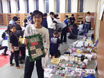 少年柔道教室の冨吉道場のクリスマス会